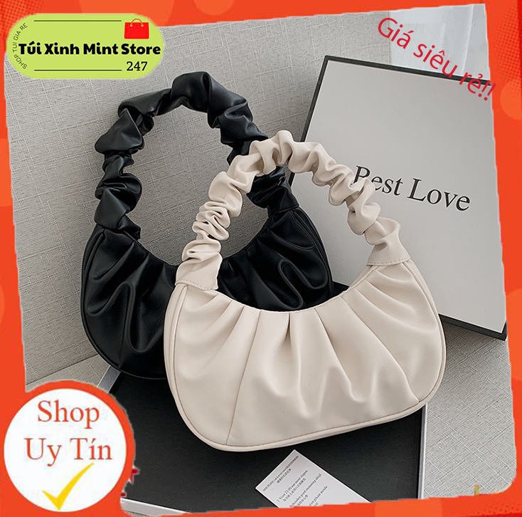 Túi Xách Nữ ♥️FREESHIP♥️ Túi Nữ Da Mềm Kẹp Nách Quai Nhúm Tiểu Thư pk 192