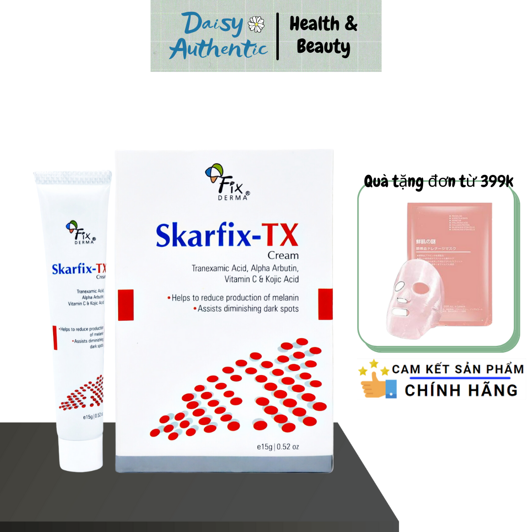 Fixderma skarfix tx cream - kem làm trắng da, mờ nám, giảm thâm