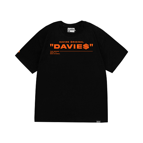 Áo thun Davies nam nữ DSW Tee Focus-Black