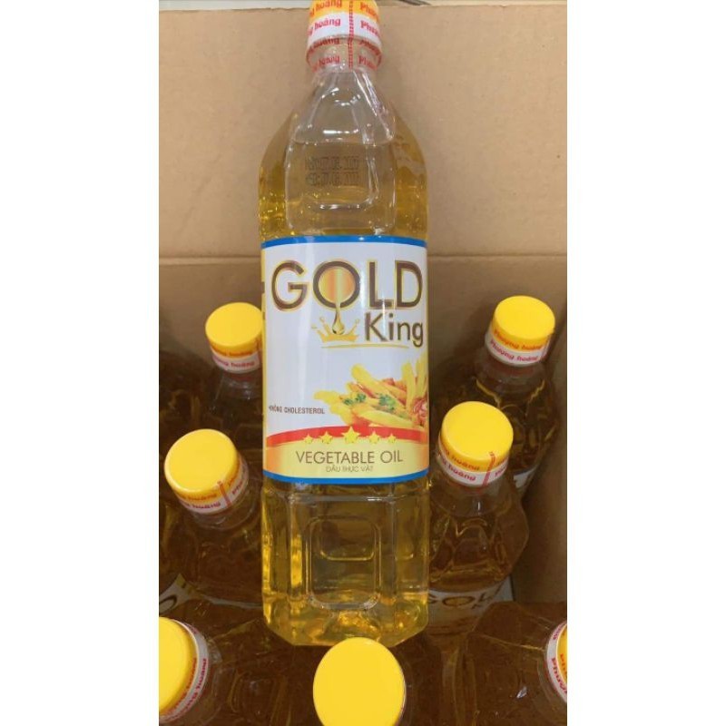 Combo 3 chai dầu ăn gold king 900ml