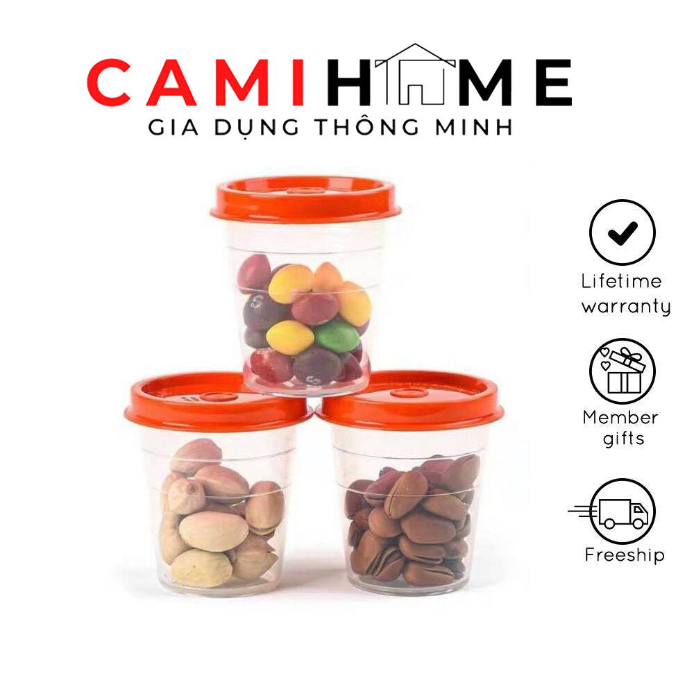 Hộp bảo quản thực phẩm tupperware midget, hộp đựng gia vị, hộp chia thực phẩm