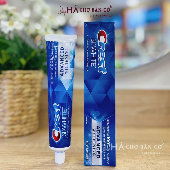 Kem Đánh Răng CREST - 3D White Fluoride Anticavity Toothpaste 147g