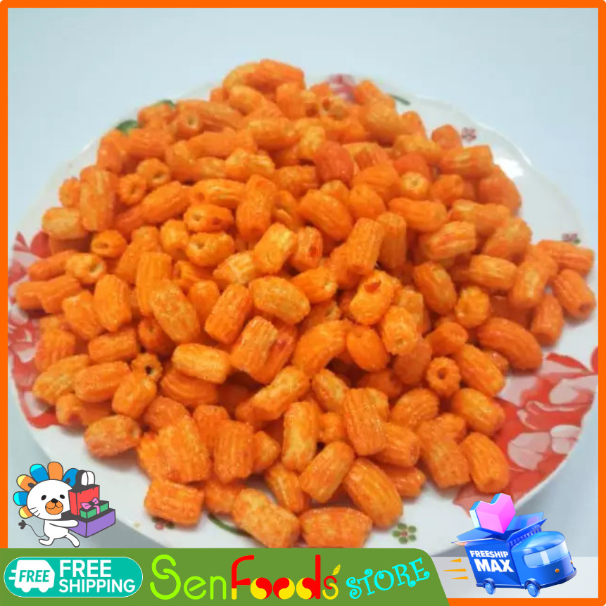 [MUA 1KG TẶNG 100gr]Túi 500gr Snack Nui sấy nui chiên giòn tan - SENFOODS