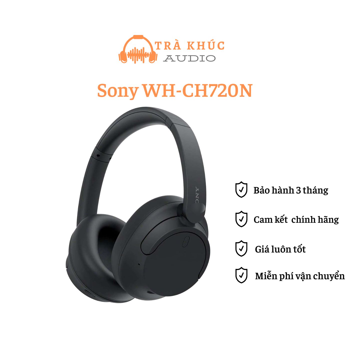 Tai nghe bluetooh sony wh-ch720n chống ồn