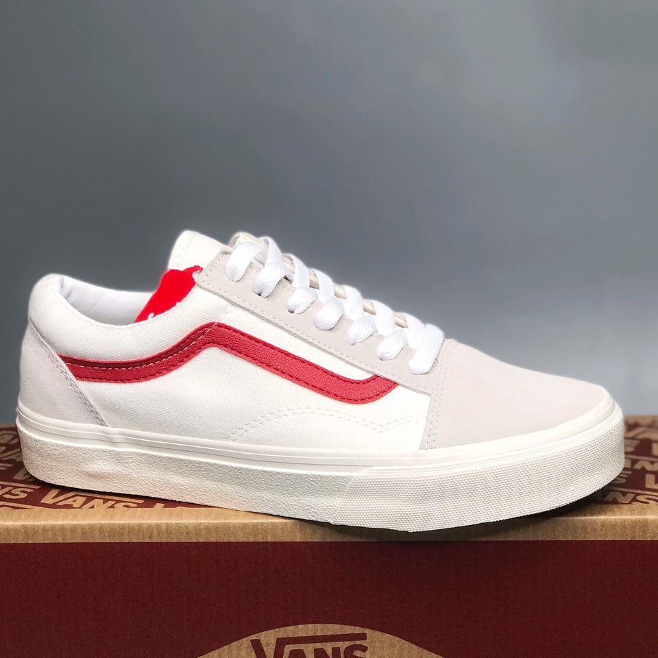 [HCM]Giày thể thao Vanz sọc đỏ [ Hàng đẹp + Tặng kèm tất ]