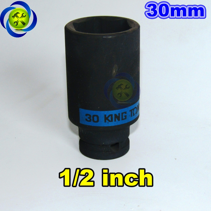 Tuýp đen dài 30mm kingtony 443530 loại 1/2 6 cạnh