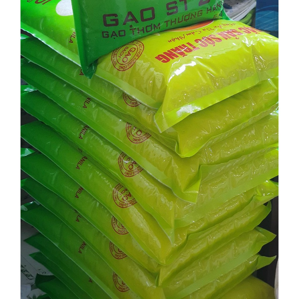 [HCM]Gạo ST 25 đặc sản sóc trăng túi 10kg