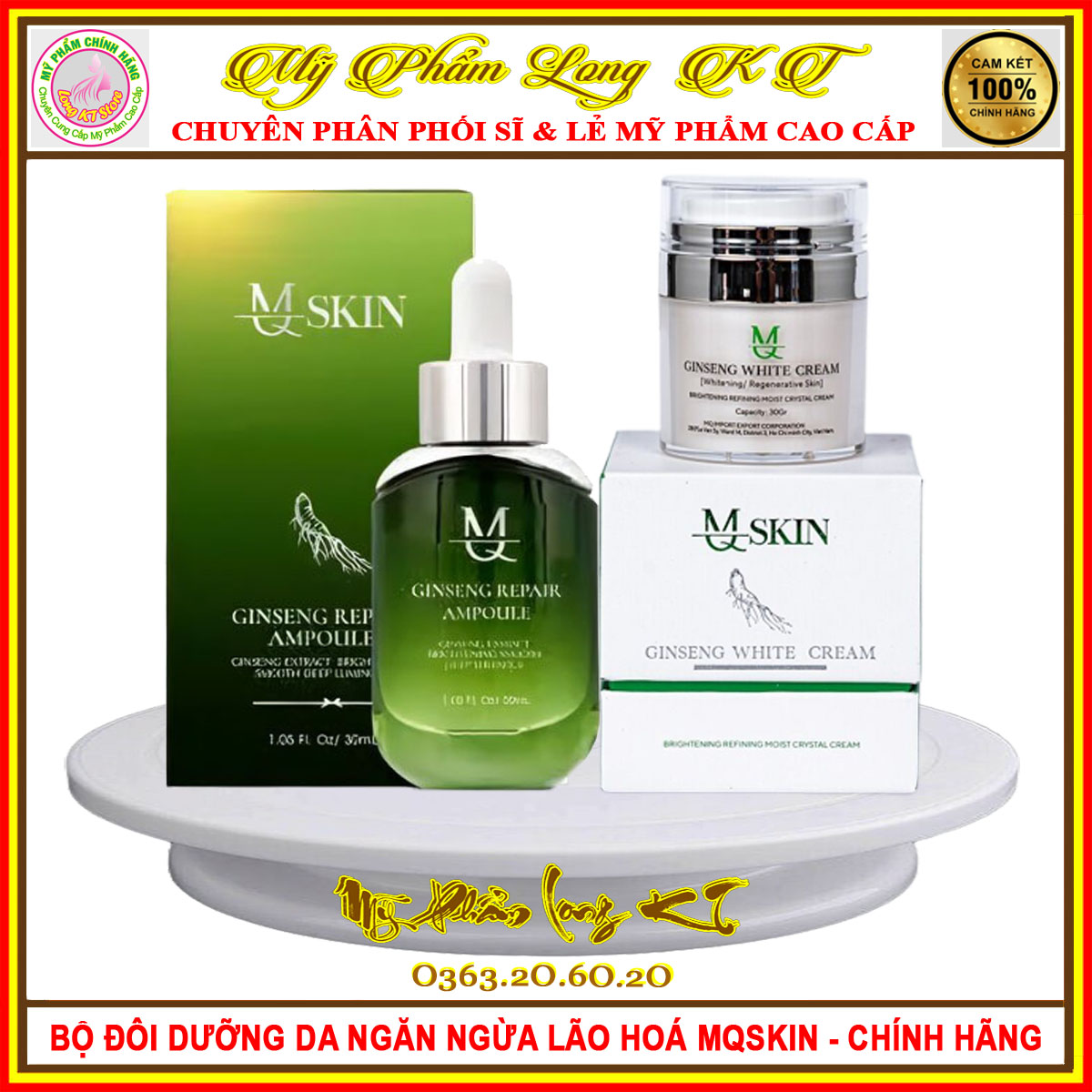 Bộ đôi dưỡng da thần thánh mq skin - mỹ phẩm mqskin