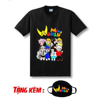 [SALE] Mẫu áo thun Mini World - Hero Team hàng mới về, màu đen giá rẻ nhất vịnh bắc bộ - Tặng kèm khẩu trang miniworld