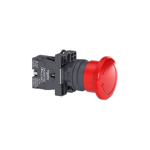 Nút dừng khẩn cấp màu đỏ phi 40 1nc - schneider electric- xa2es542