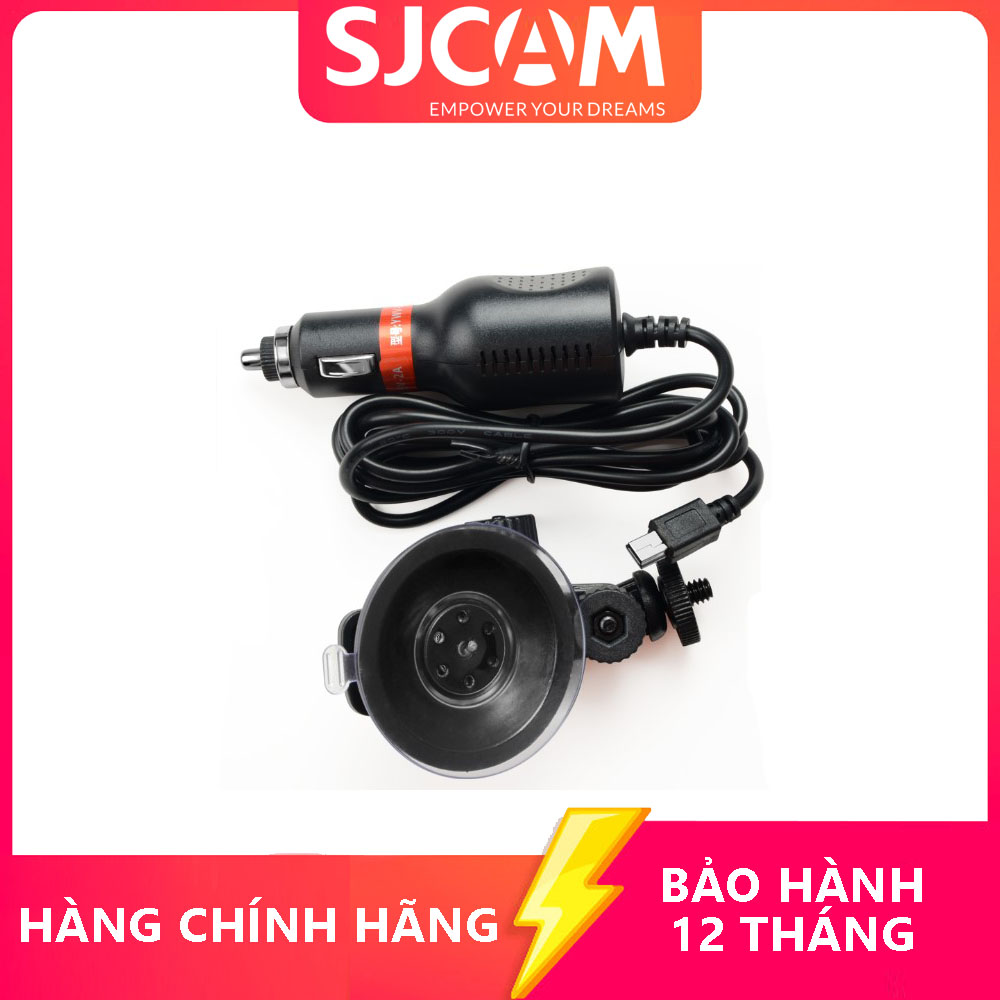Tẩu sạc xe hơi cho camera hành trình SJCAM SJ6 / SJ7 - Hãng phân phối chính thức