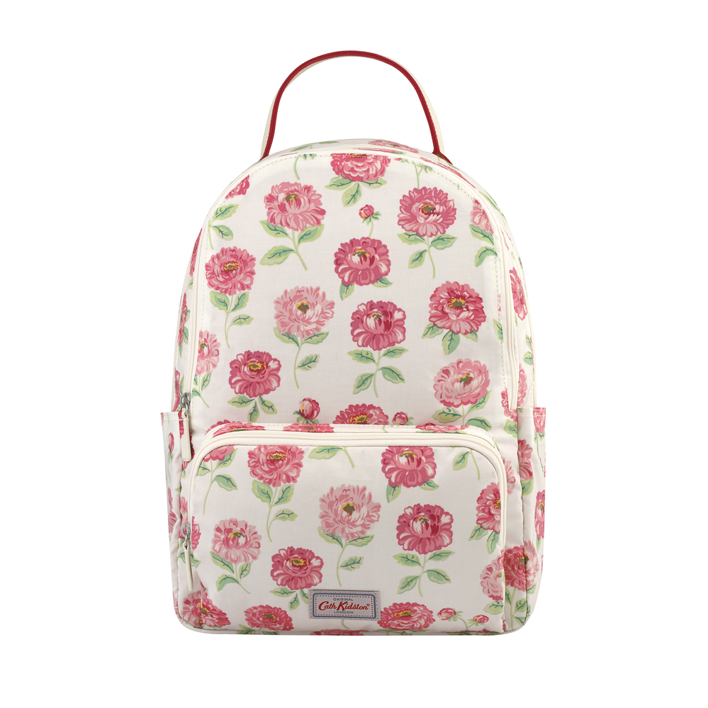 Cath Kidston - Balo Pocket Backpack Dahlia - 1009378 - Cream