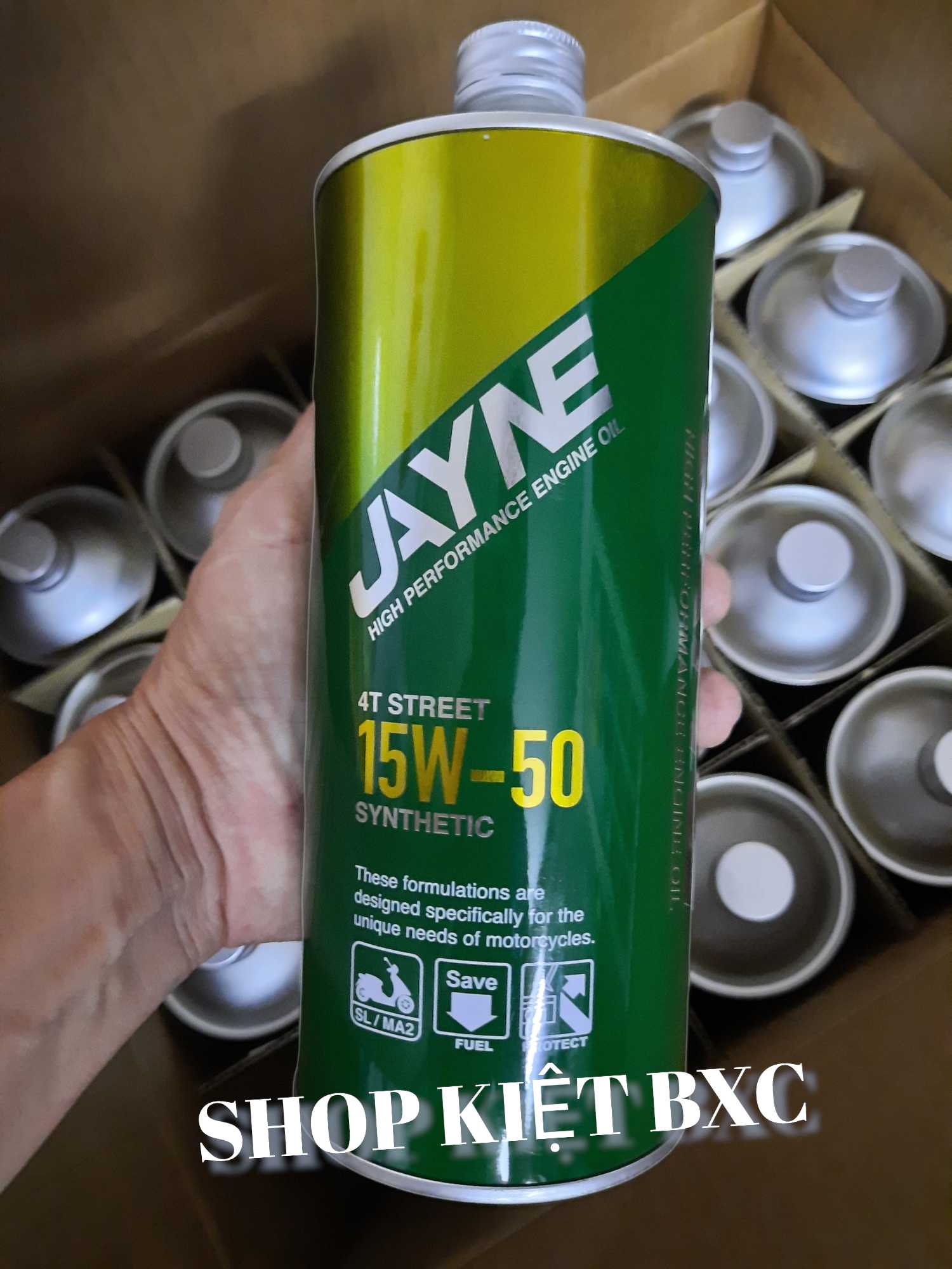 NHỚT 4T XE SỐ JAYNE 15W-40 (1L)