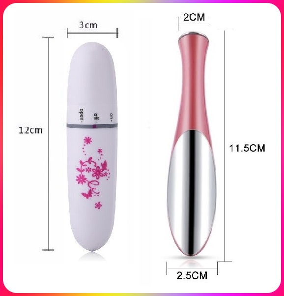 (Tặng Kèm Quà) Combo 2 Massage mát mini bỏ túi [Tặng Kèm 1 SP Ngẫu Nhiên] - Electric Mini Vibrations Pouch Eye Massage Pen (Bút Massage mini cầm tay, máy mát xa mắt mini)