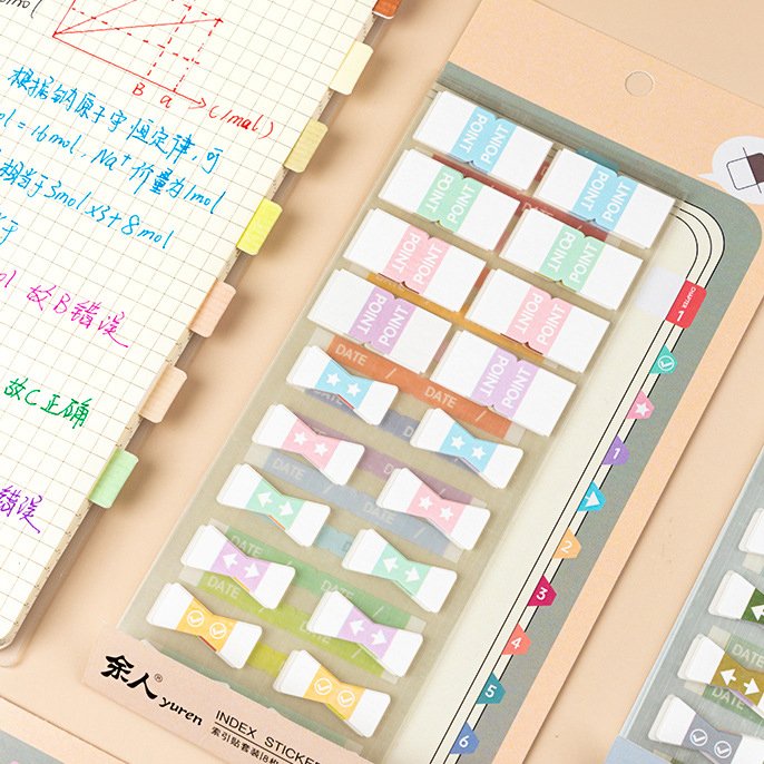 Sticker đánh dấu siêu dễ thương trang trí sổ tay, scrapbook, planner,...