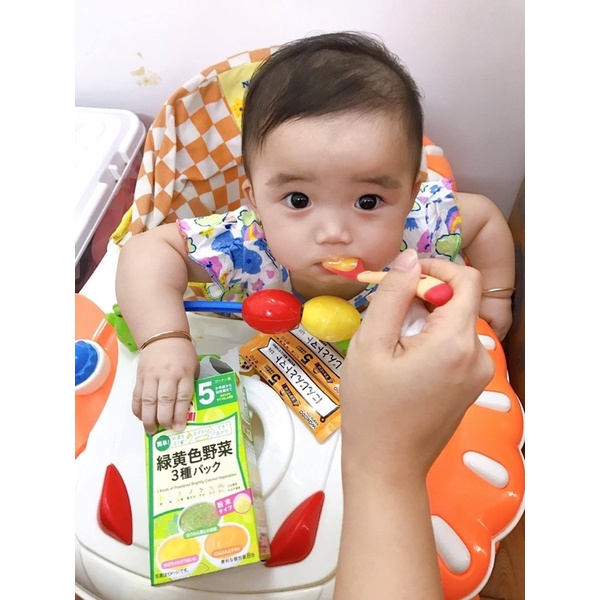 Bột cháo ăn dặm wakodo cho bé 5 tháng nhật bản