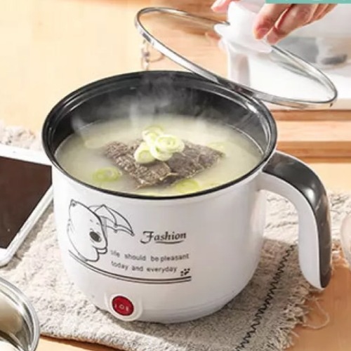 [HCM][TẶNG XỬNG HẤP] NỒI ĐIỆN NẤU LẨU NẤU MÌ LUỘC TRỨNG SIÊU TỐC CAO CẤP CHỐNG DÍNH CHỐNG GỈ TỐT - CA NẤU MÌ SIÊU TỐC 18CM INOX 304 AN TOÀN SỨC KHỎE