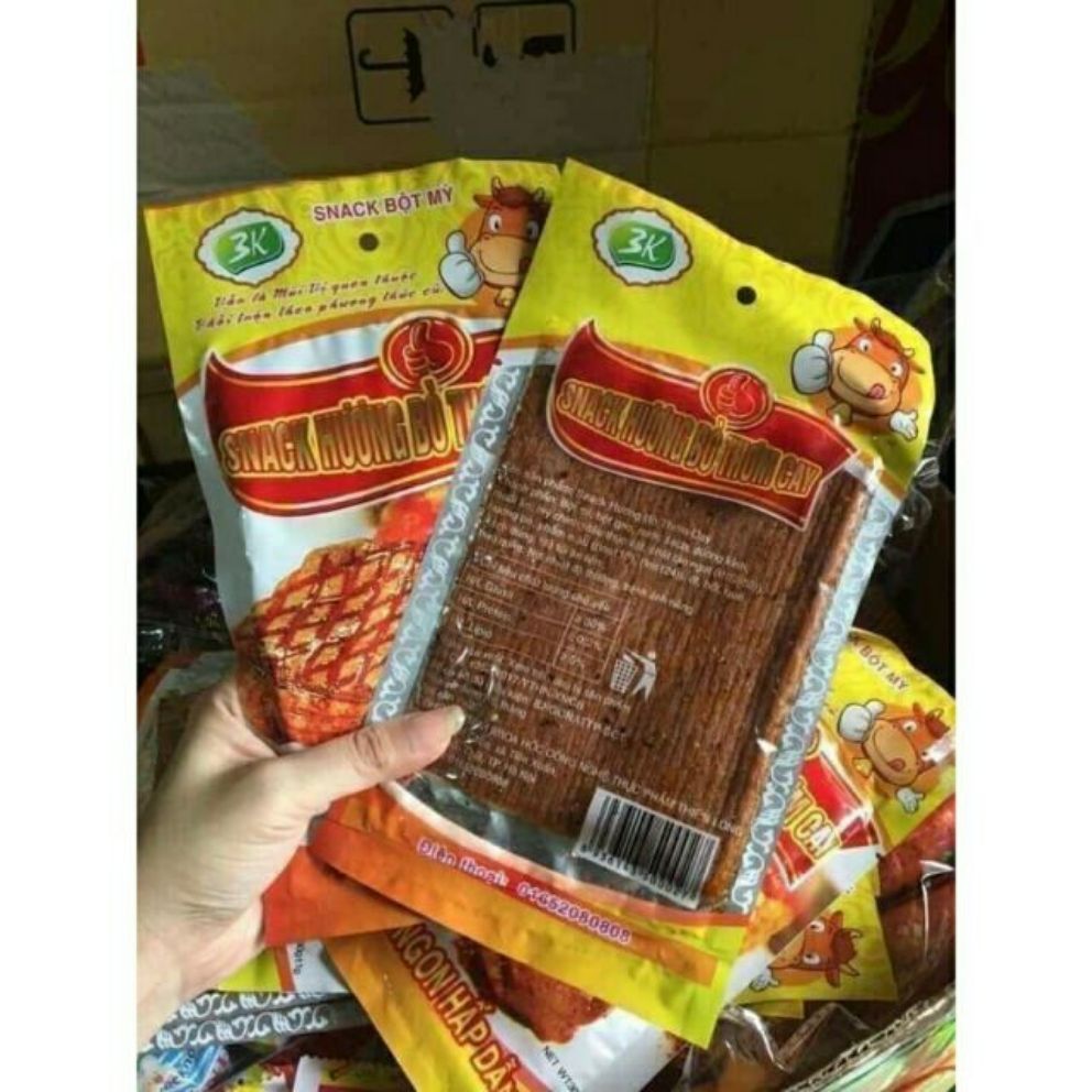 Sỉ 1 bịch 50 gói snack bò miếng thơm cay
