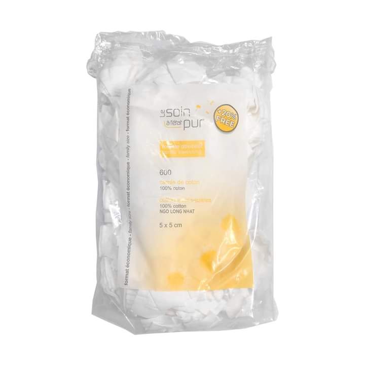 Bông tẩy trang TETRA pháp 600 miếng