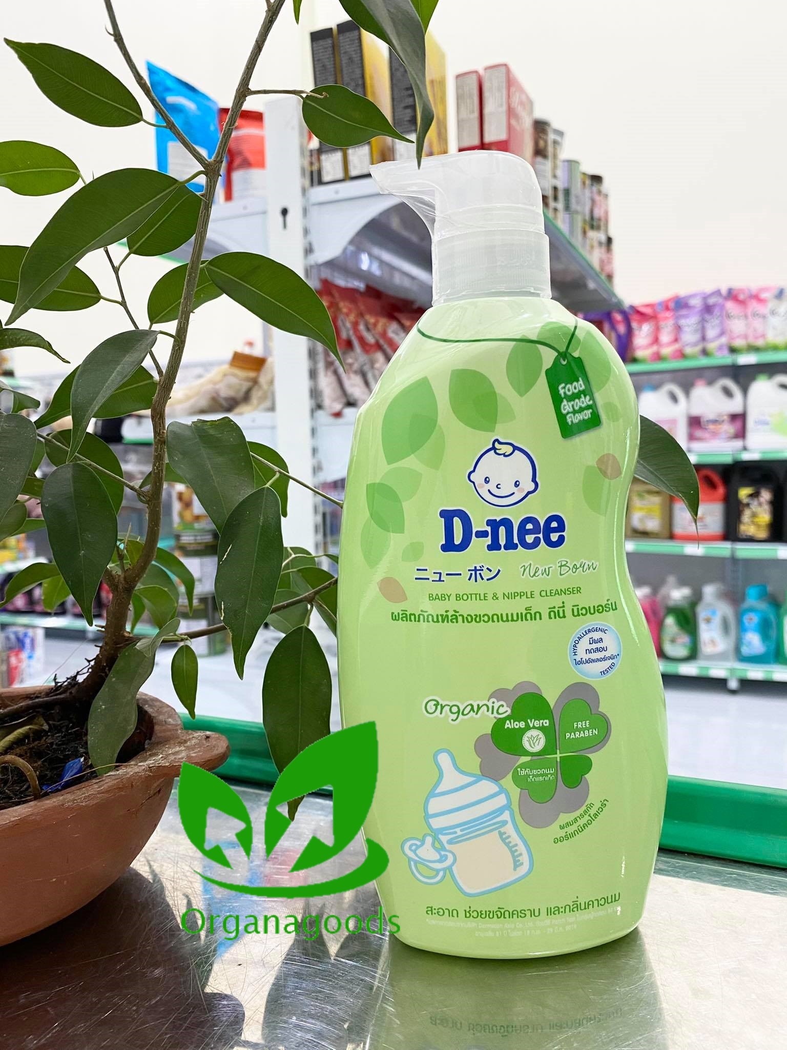 Nước rửa bình sữa & rau quả D-nee Thái Lan 620ml