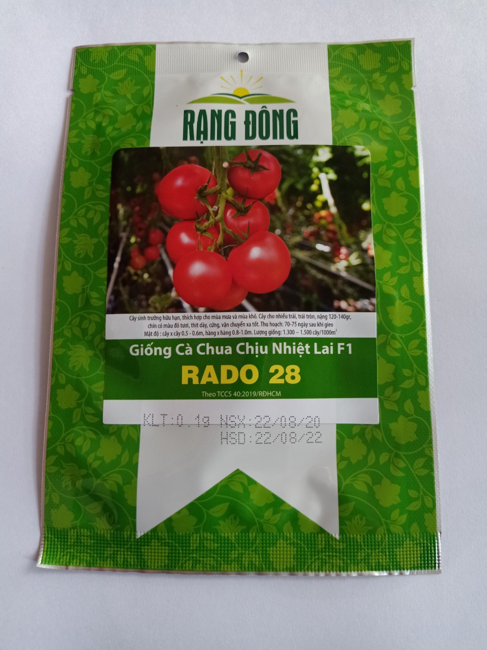 Hạt giống cà chua chịu nhiệt lai Rạng Đông