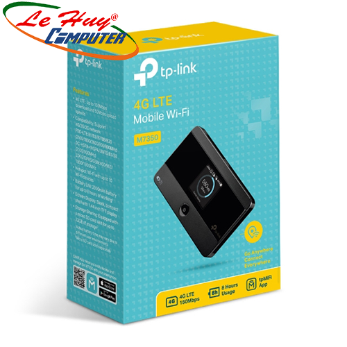 Thiết bị phát wifi di động 4g lte-advanced tp-link m7350 v5 150mbps