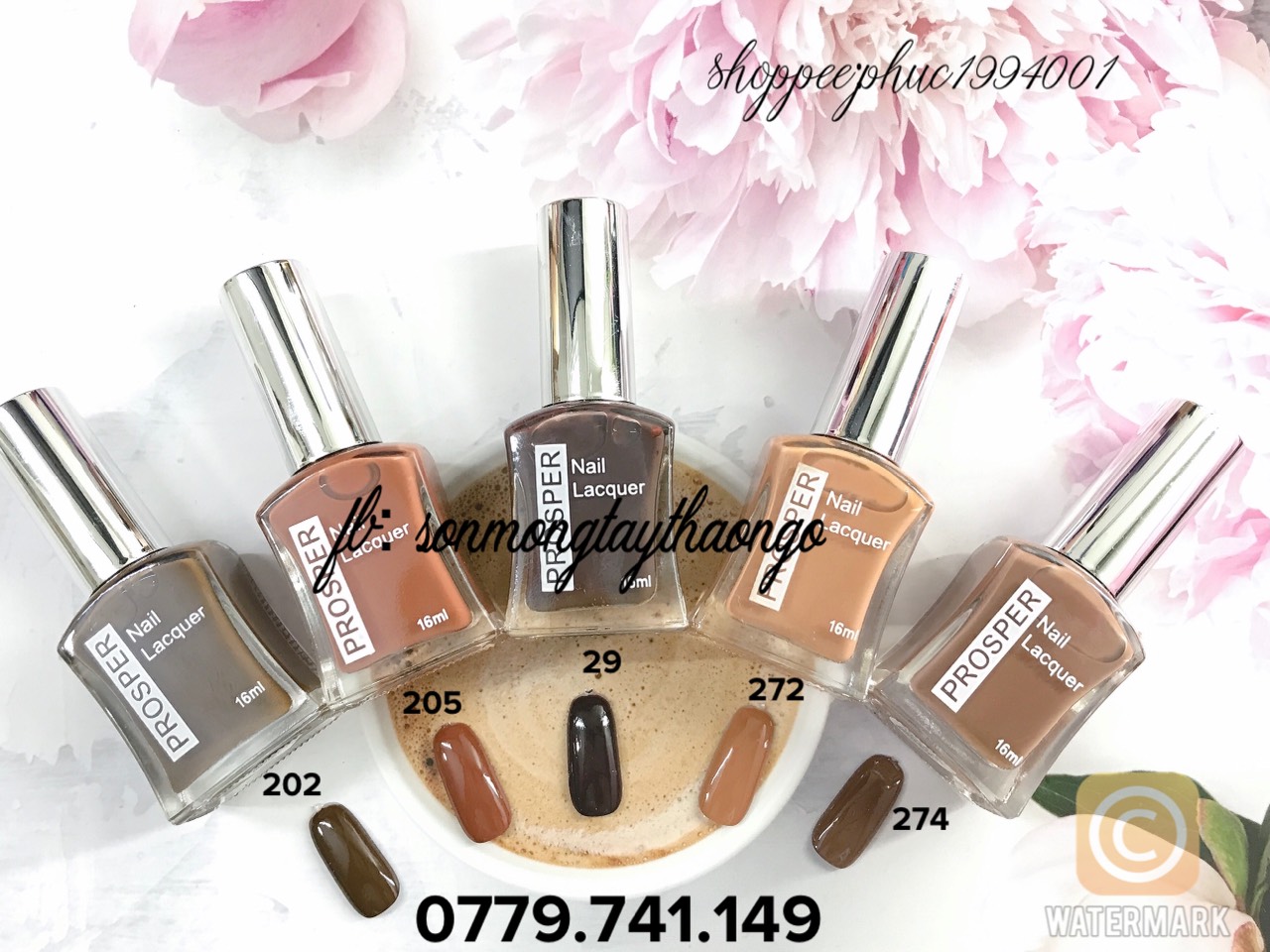 Sơn móng tay Prosper Siver 16ml