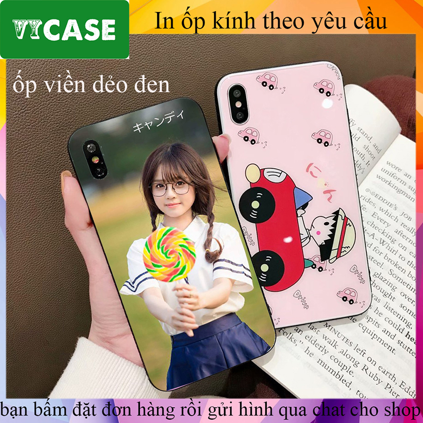 [HCM]Ốp lưng kính cường lực Iphone X/XS ốp lưng in hình theo yêu cầu ốp lưng mặt kính cường lực in theo yêu cầu ốp lưng mặt kính tráng gương in hình theo yêu cầu ốp lưng in hình tráng gương theo yêu cầu - shopvyvysaigon