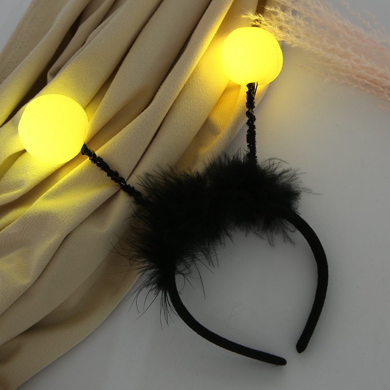 【JH】 Flashing Bee Up Blinking Headband Women Girl Performance Birthday  Wedding