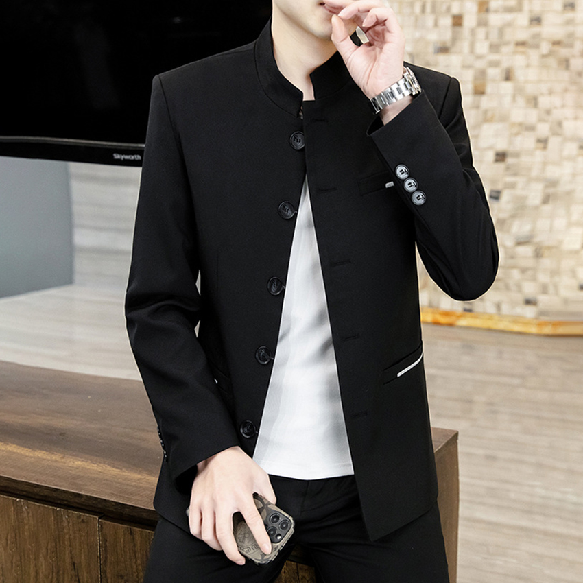 Áo vest nam áo khoác nam cổ tàu chất liệu dày dặn phong cách trẻ trung snag trọng N56