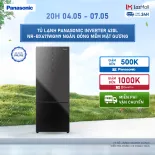 Tủ lạnh Panasonic Inverter 420L NR-BX471WGM9 Ngăn đông mềm Mặt gương