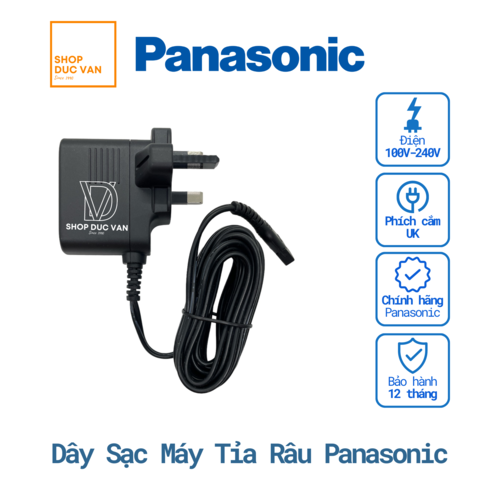 Dây sạc máy tỉa râu panasonic er-gb40 er-gb50 er-gb70 er-gb80