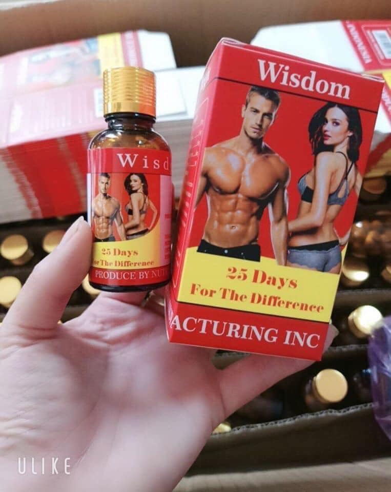 [HCM]Viên uống hỗ trợ tăng cân ăn uống ngon miêng ngủ sâu giấc Wisdom Weight hộp 25 viên (chuẩn ảnh thật)