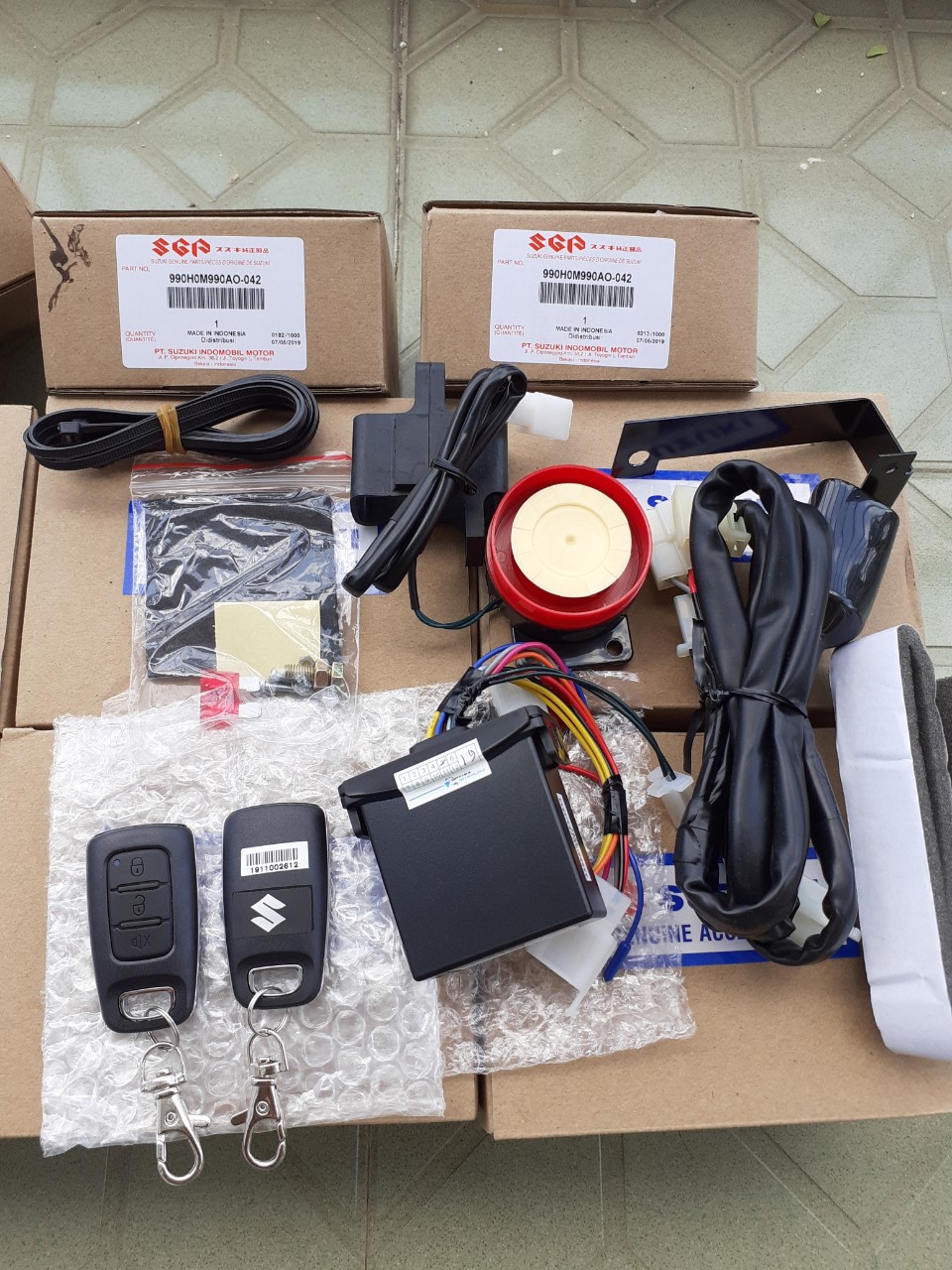 [HCM]Khóa chống trộm suzuki nhập khẩu theo xe satria từ indonesia, bảo hành 3 tháng bao đổi trả gắn được các loại xe máy