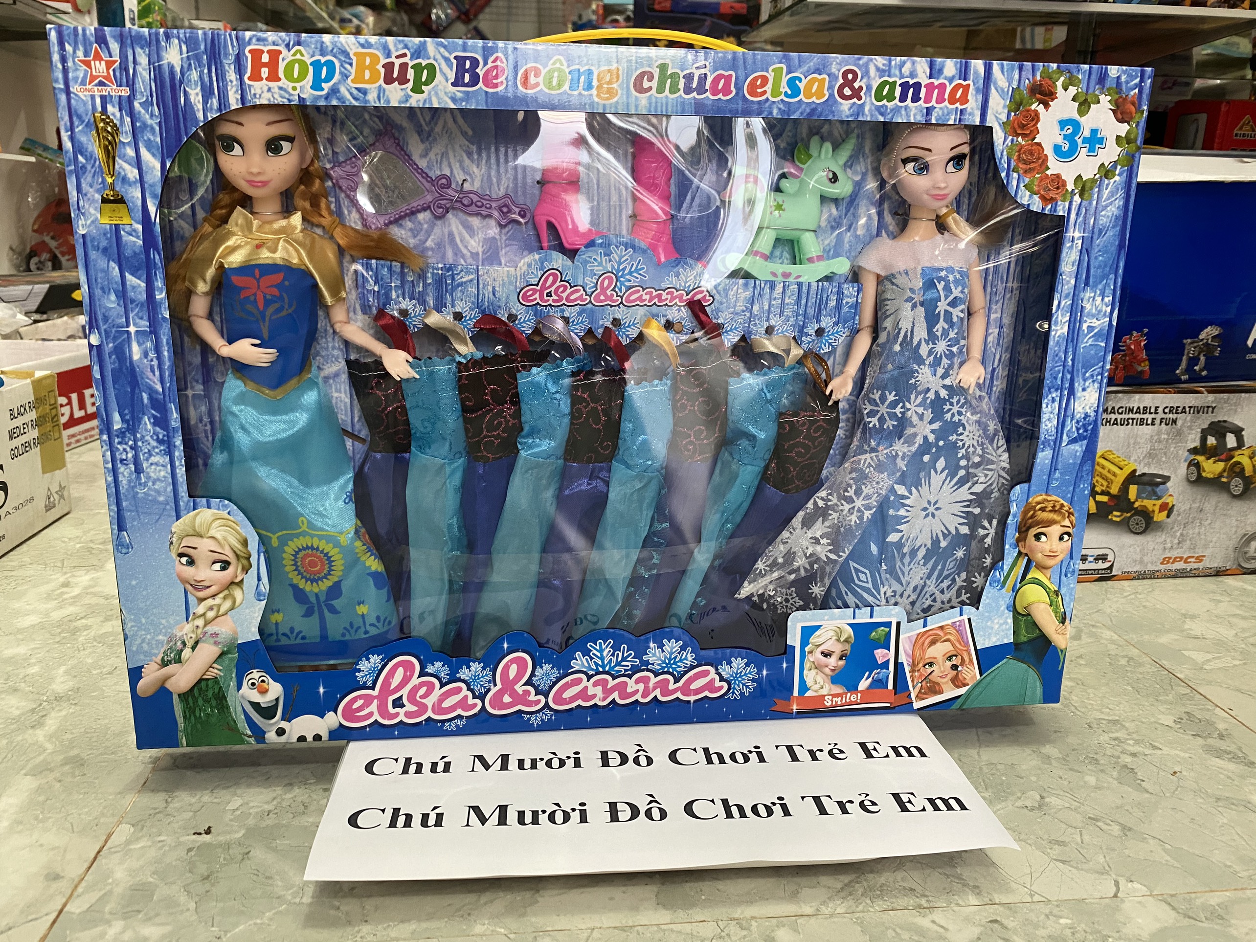 Hộp búp bê công chúa elsa & anna