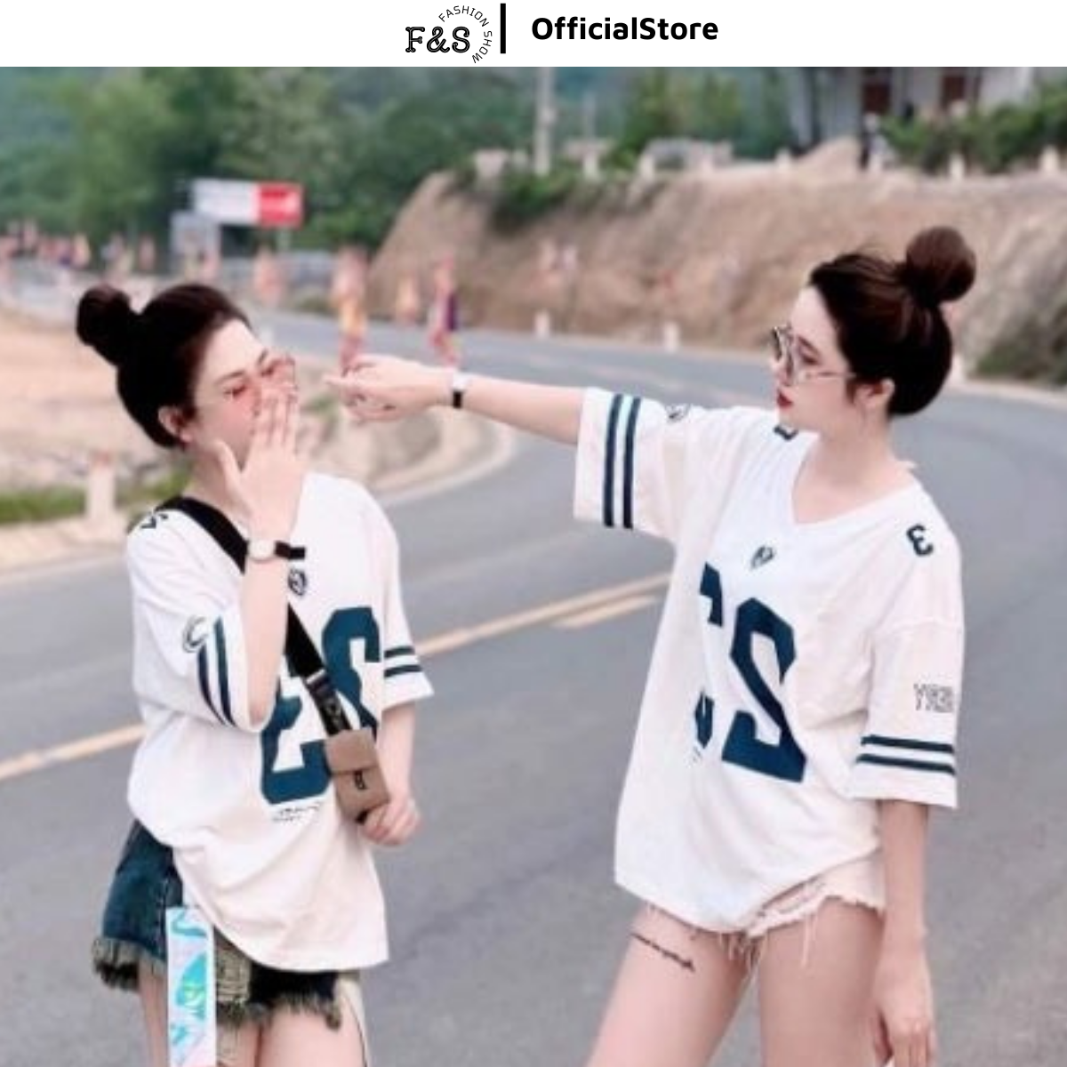 Áo thun SỐ 23 tay lỡ unisex - Áo phông F&S cho nam nữ thiết kế form rộng