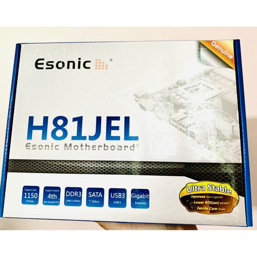 Main pc h81 esonic mới full box- bo mạch chủ