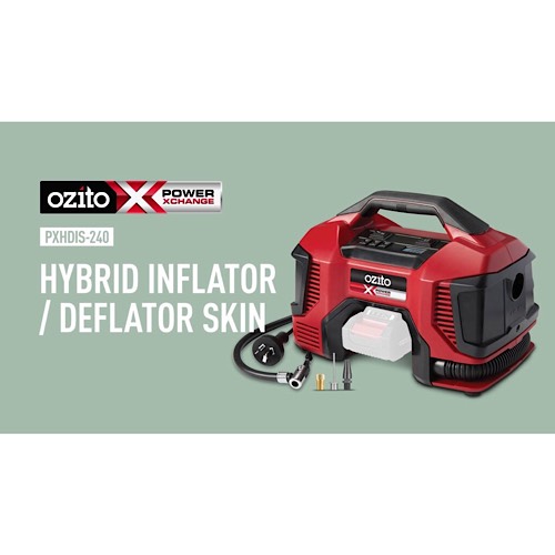 Thân máy bơm hơi dùng pin 18v hiệu ozito pxhdis-240 mới 100% nhập khẩu úc