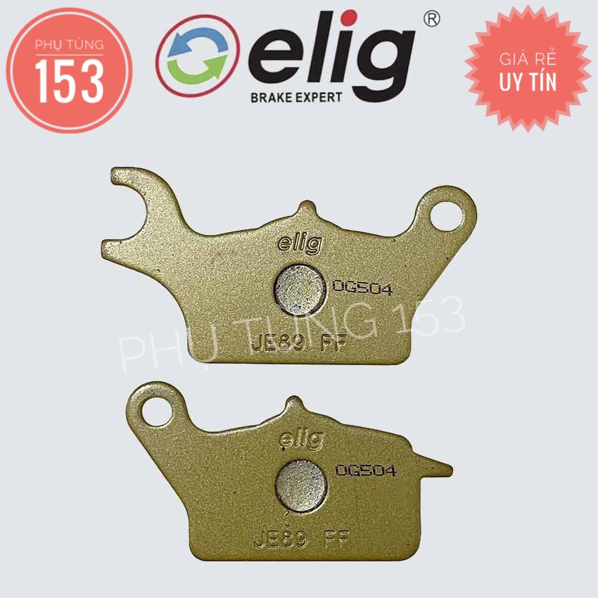 Bố Thắng Đĩa xe Wave S110 / RSX / Future 125 Fi... hiệu Elig - BỐ ĐĨA ELIG - PHỤ TÙNG 153