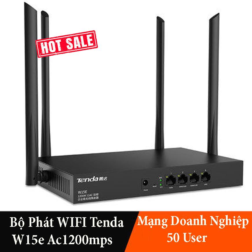 Bộ phát wifi w15e ac1200mps mạng doanh nghiệp, modem thu phát wifi, bộ phát wifi, cục phát wifi, vùng phủ sóng 300m2, bảo hành uy tín 1 đổi 1