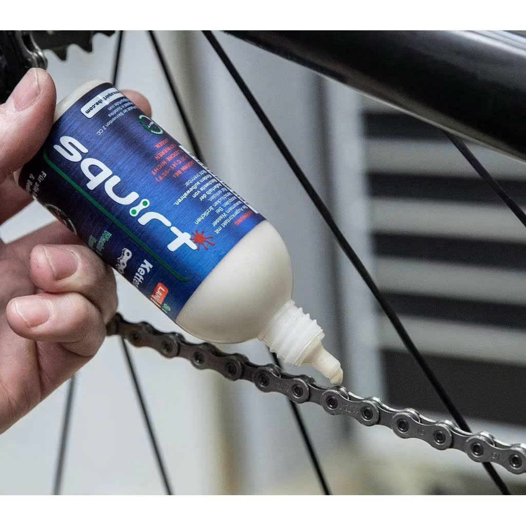 Dầu xích xe đạp, xe máy bôi trơn dạng sáp Squirt Lasting Chain Lube Chính hãng