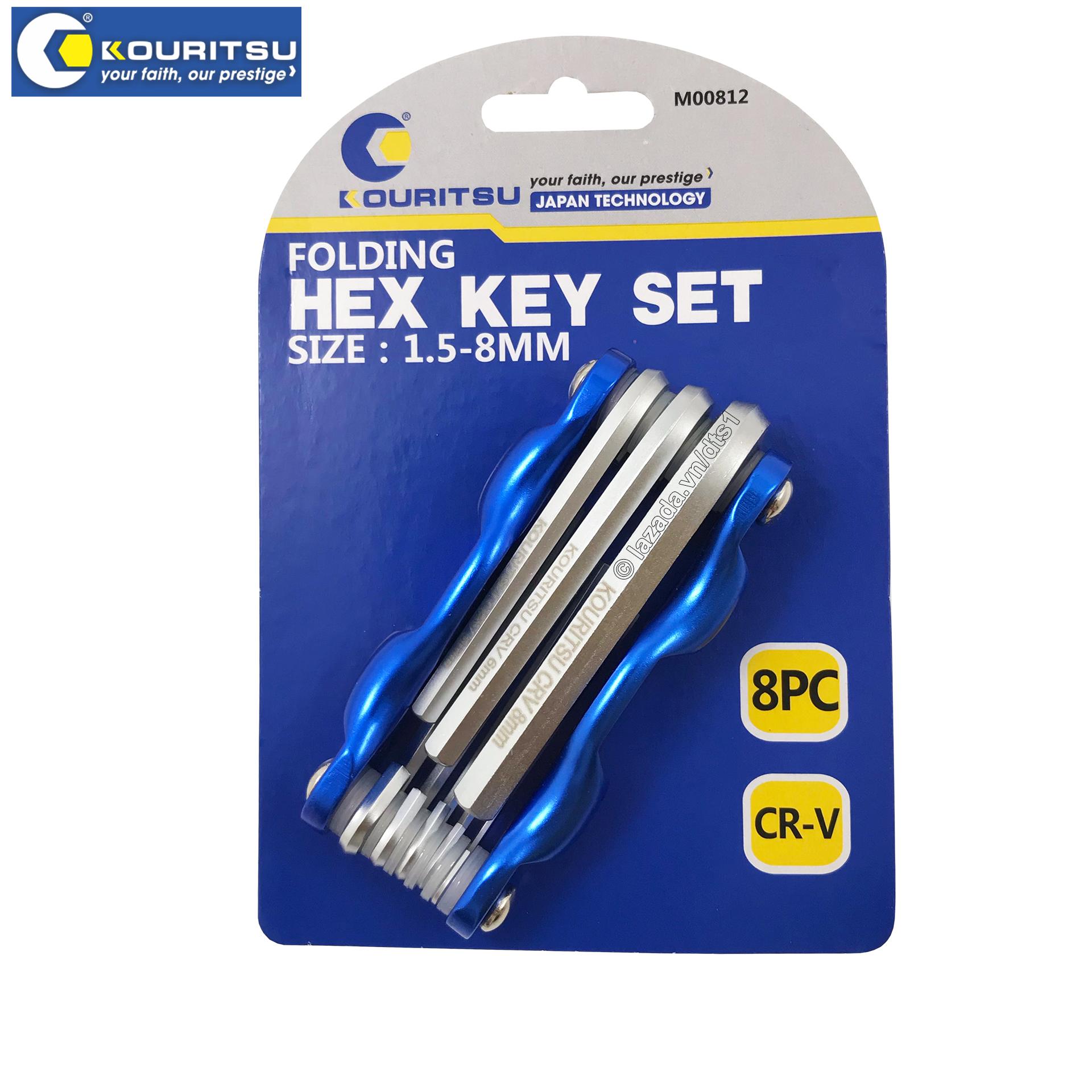 Bộ lục giác gập nhật bản kouritsu m00812, fukuoka, top fine