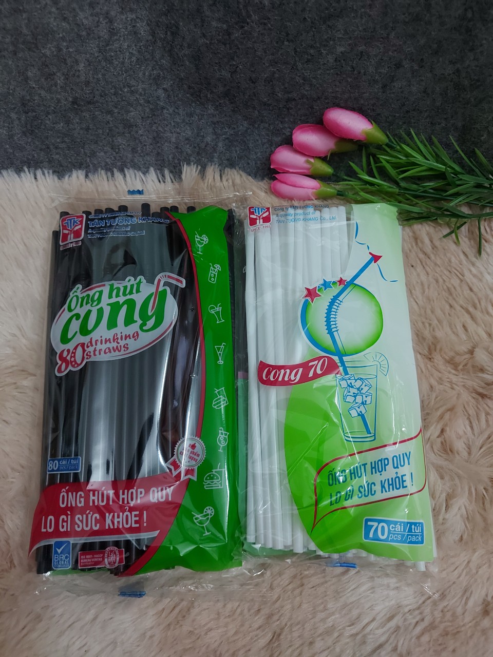 Combo 5 Bịch Óng Hút Nhựa(Cổ Bẻ)-An Toàn Vệ Sinh Thực Phẩm