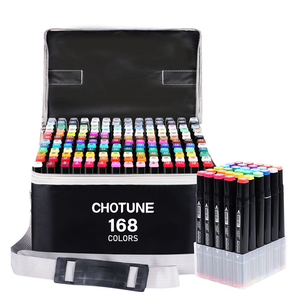Bút Marker Chotune Bộ Full 168/204/262 Màu