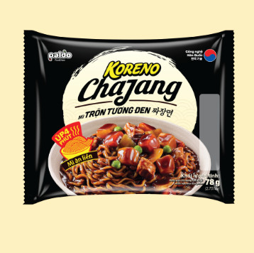 Mì Trộn Tương Đen Koreno Ăn Liền COMBO 8 GÓI