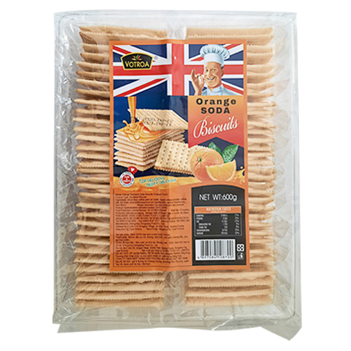 Bánh Quy Kẹp Kem VOTROA Vị Cam 600Gr
