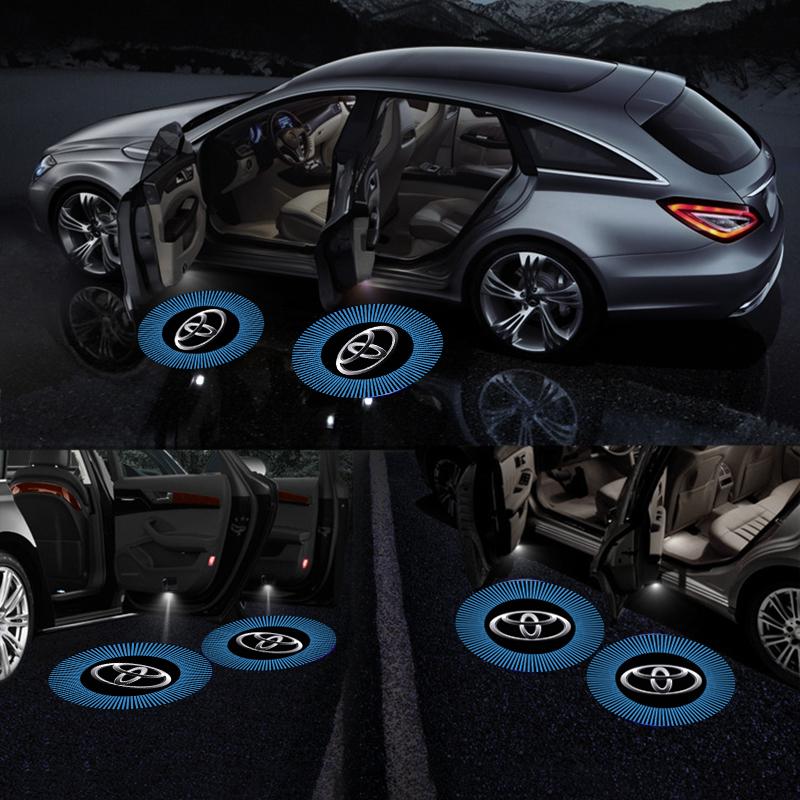 [HCM]Sakora Đèn chiếu sáng cửa 1 đèn LED với Logo máy chiếu cho Toyota _KMCE-20