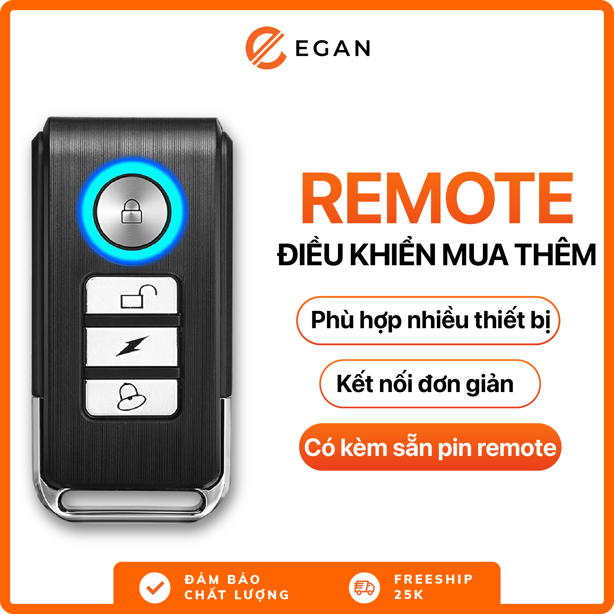 Remote thiết bị chống trộm gắn cửa chống trộm cửa nhà chuông cửa báo động PR-RE03 Pingron