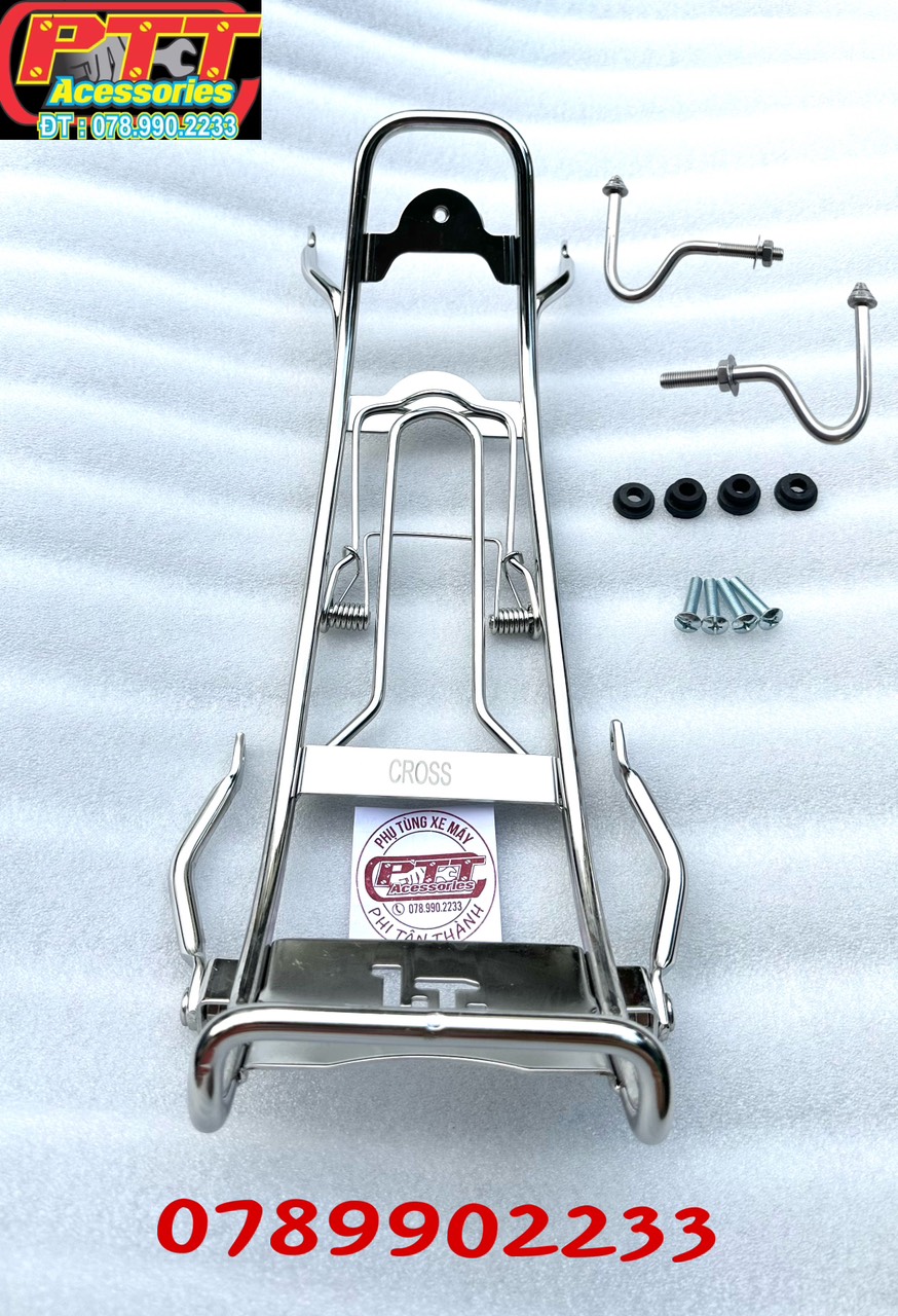 Baga xuồng 10 ly inox xe dream