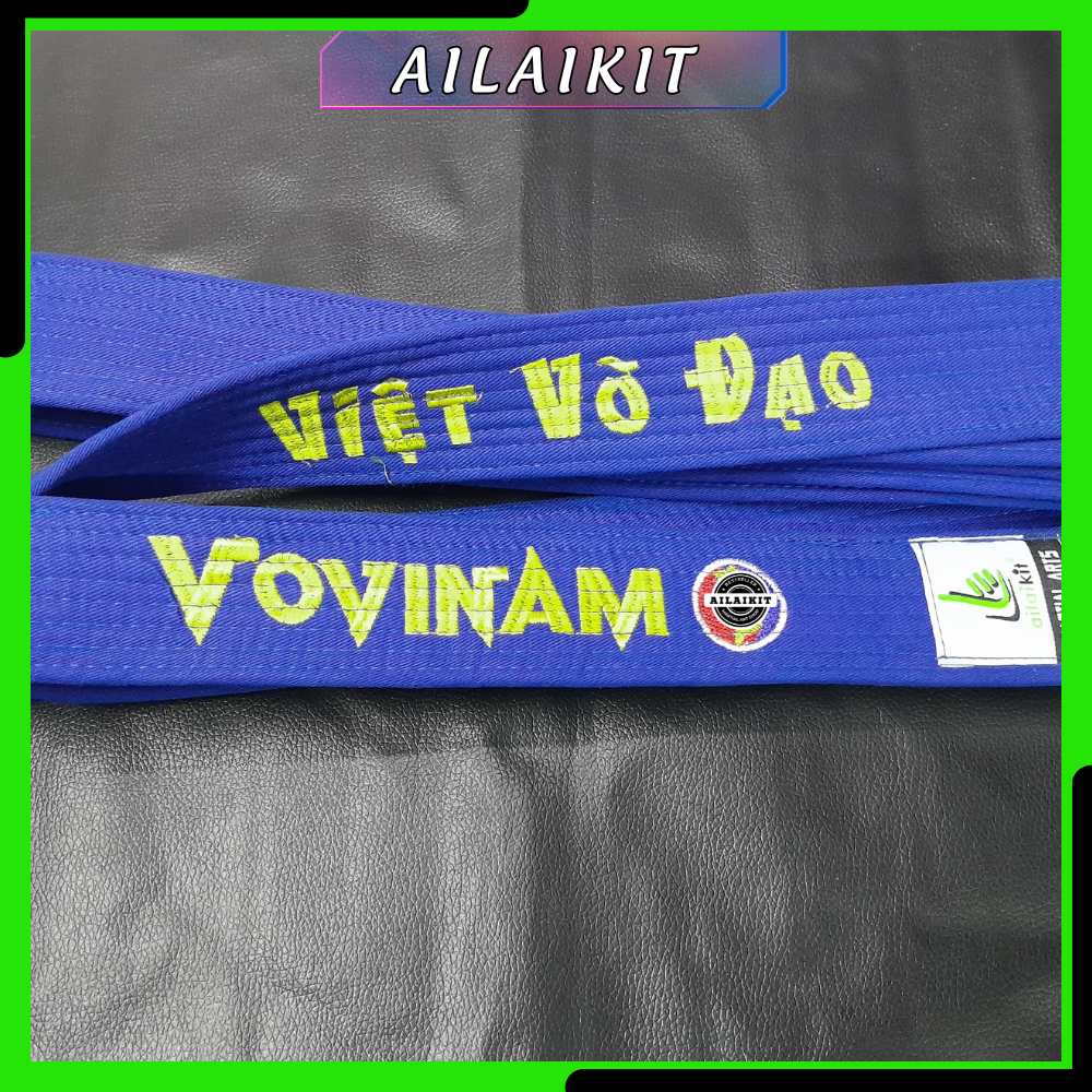 {Đai Vovinam Tốt Ailaikit}  Dây Đai Võ Thuật Belt Đai Vàng Đai Đỏ Đai Xanh